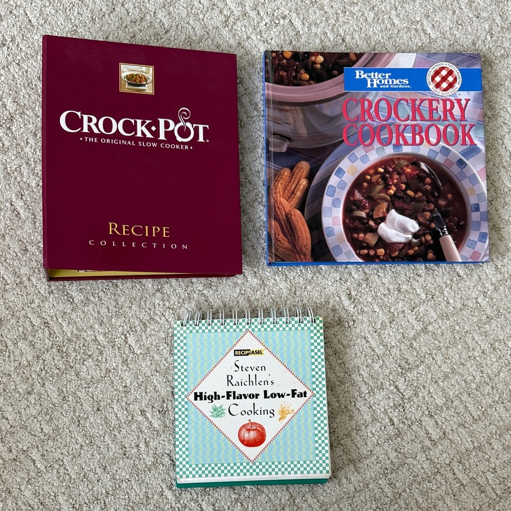 (3) Recipe Collection Cookbooks